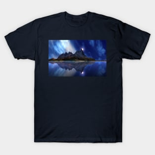 Tranquility Island Moon. T-Shirt